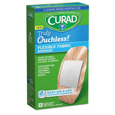 View larger image of Ouchless Flex Fabric Bandages, 1.65 x 4, 8/Box