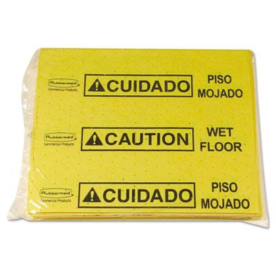View larger image of Over-The-Spill Pad Tablet w/25 Pads, Yellow/Black,14 x 16 1/2