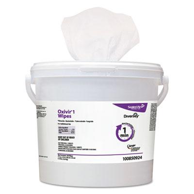 View larger image of Oxivir 1 Wipes, 1-Ply, 11 x 12, 160/Canister, 4 Canisters/Carton