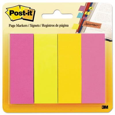 View larger image of Page Flag Markers, Assorted Brights, 50 Flags/Pad, 4 Pads/Pack