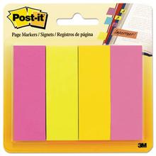 Page Flag Markers, Assorted Brights, 50 Flags/Pad, 4 Pads/Pack