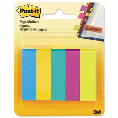 View larger image of Page Flag Markers, Assorted Colors,100 Flags/pad, 5 Pads/pack