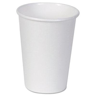 View larger image of Paper Cups, Hot, 12 oz., White, 50/Bag