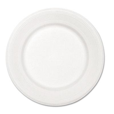 View larger image of Paper Dinnerware, Plate, 10 1/2" dia, White, 500/Carton