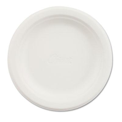 View larger image of Paper Dinnerware, Plate, 6" dia, White, 1000/Carton