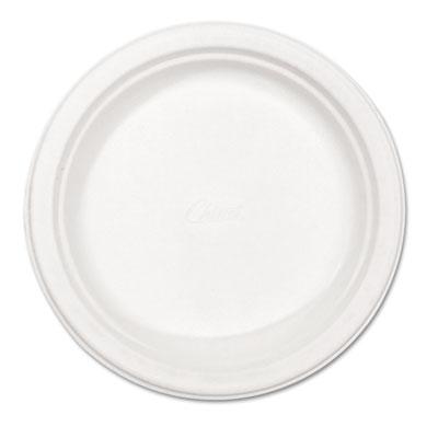 View larger image of Paper Dinnerware, Plate, 8 3/4" dia, White, 500/Carton