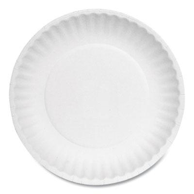 View larger image of Paper Plates, 6" dia, White, 1,000/Carton