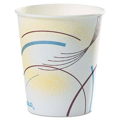 View larger image of Paper Water Cups, ProPlanet Seal, Cold, 5 oz, Meridian Design, Multicolored, 100/Sleeve, 25 Sleeves/Carton