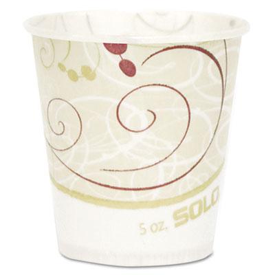 View larger image of Symphony Design Paper Water Cups, ProPlanet Seal, 5 oz, 100/Bag, 30 Bags/Carton