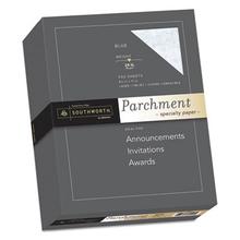 Parchment Specialty Paper, 24 lb, 8.5 x 11, Blue, 500/Ream