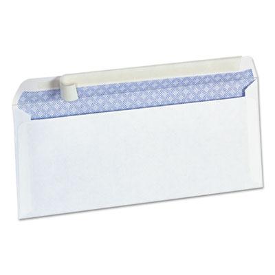 View larger image of Peel Seal Strip Security Tint Business Envelope, #10, Square Flap, Self-Adhesive Closure, 4.13 x 9.5, White, 100/Box