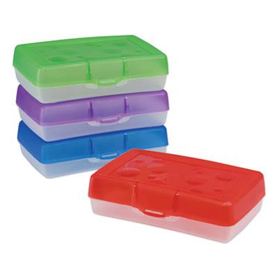View larger image of Pencil Box, 8.38 x 5.63 x 2.5, Randomly Assorted Colors