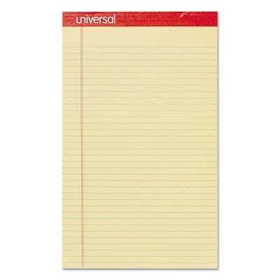 View larger image of Perforated Ruled Writing Pads, Wide/legal Rule, Red Headband, 50 Canary-Yellow 8.5 X 14 Sheets, Dozen