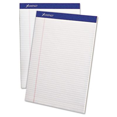 View larger image of Perforated Writing Pads, Narrow Rule, 50 White 8.5 X 11.75 Sheets, Dozen