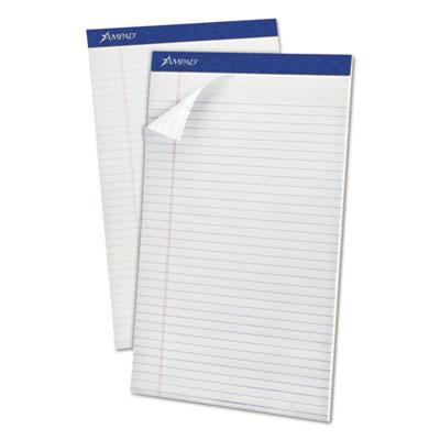 View larger image of Perforated Writing Pads, Wide/legal Rule, 50 White 8.5 X 14 Sheets, Dozen