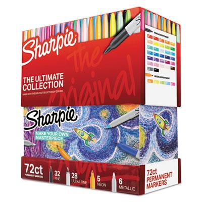 View larger image of Permanent Markers Ultimate Collection, Assorted Tips, Assorted Colors, 72/Set