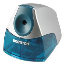 Personal Electric Pencil Sharpener, AC-Powered, 4.25" x 8.4" x 4", Blue