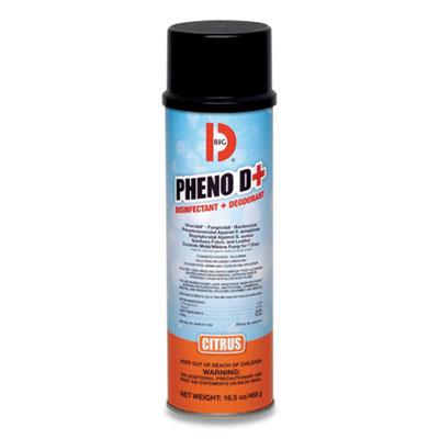 View larger image of PHENO D+ Aerosol Disinfectant/Deodorizer, Citrus Scent, 16.5 oz Can, 12/Carton