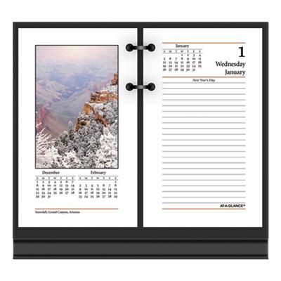 View larger image of Photographic Desk Calendar Refill, Nature Photography, 3.5 x 6, White/Multicolor Sheets, 2023