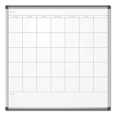 View larger image of PINIT Magnetic Dry Erase Undated One Month Calendar, 35 x 35, White