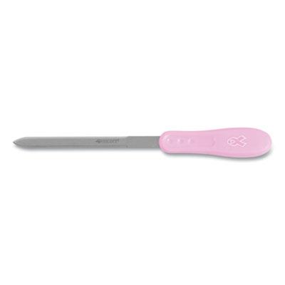 View larger image of Pink Ribbon Stainless Steel Letter Opener, 9", Pink