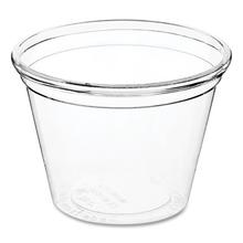 PLA Clear Cold Cups, 1 oz, Clear, 3,000/Carton