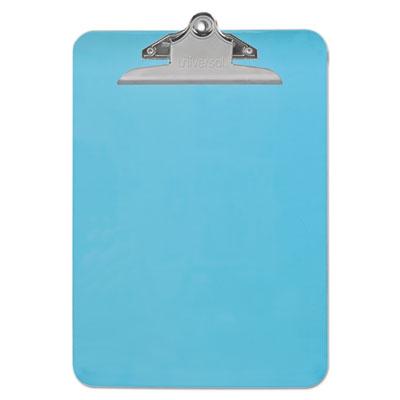 View larger image of Plastic Clipboard with High Capacity Clip, 1.25" Clip Capacity, Holds 8.5 x 11 Sheets, Translucent Blue