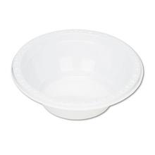 Plastic Dinnerware, Bowls, 5oz, White, 125/Pack