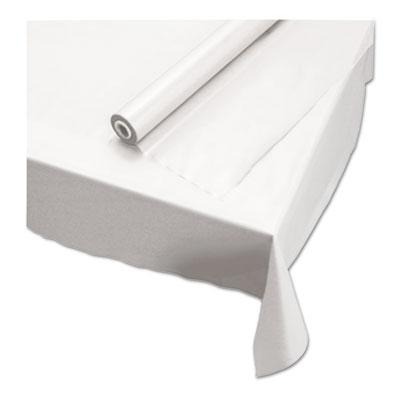 View larger image of Plastic Roll Tablecover, 40" x 100 ft, White