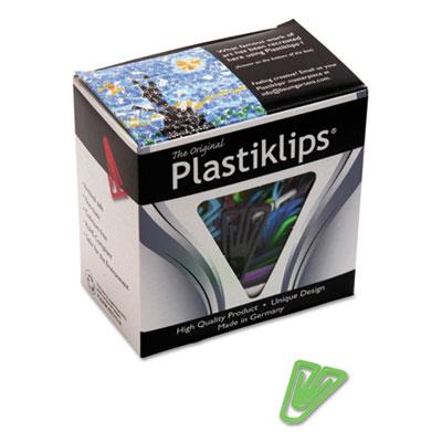 View larger image of Plastiklips Paper Clips, Medium, Smooth, Assorted Colors, 500/Box