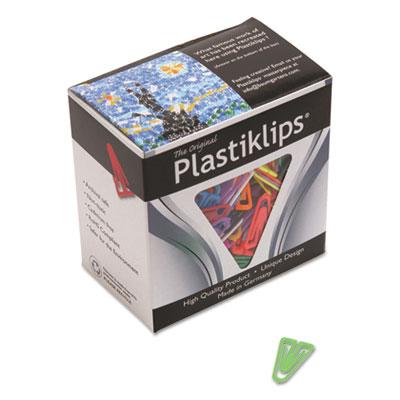 View larger image of Plastiklips Paper Clips, Small, Smooth, Assorted Colors, 1,000/Box