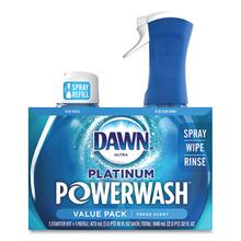 Platinum Powerwash Dish Spray, Fresh, 16 oz Spray Bottle, 2/Pack