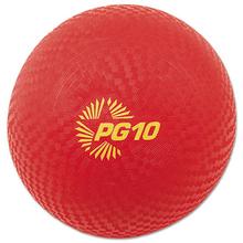 Playground Ball, 10" Diameter, Red