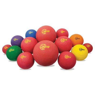 View larger image of Playground Ball Set, Multi-Size, Multi-Color, Nylon, 14/Set