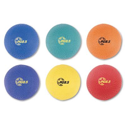 View larger image of Playground Ball Set, Nylon, Assorted Colors, 6/Set