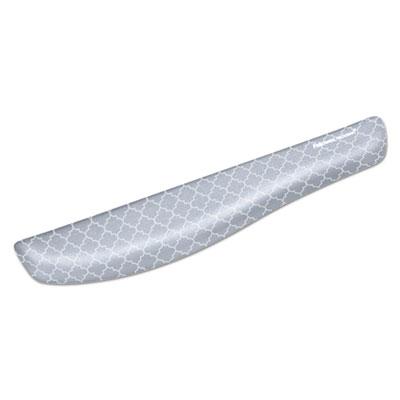 View larger image of PlushTouch Keyboard Wrist Rest, 18 1/8 x 3 3/16 x 1, Gray/White Lattice