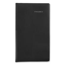 DayMinder Pocket-Sized Monthly Planner, Unruled Blocks, 6 x 3.5, Black Cover, 14-Month (Dec to Jan): 2022 to 2024