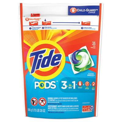View larger image of Pods, Laundry Detergent, Clean Breeze, 35/Pack