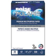POLARIS Premium Multipurpose Paper, 97 Bright, 20 lb Bond Weight, 11 x 17, White, 500/Ream