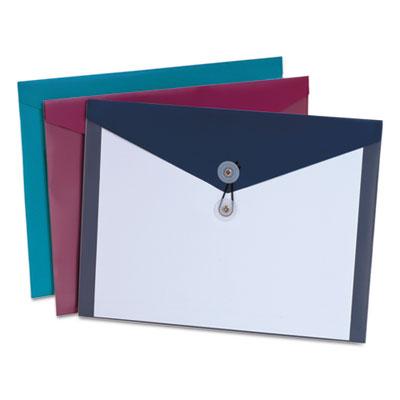 View larger image of Poly Envelopes, Letter Size, Assorted Colors, 4/Pack