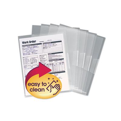 View larger image of Poly Translucent Project Jackets, Letter Size, Clear, 5/Pack