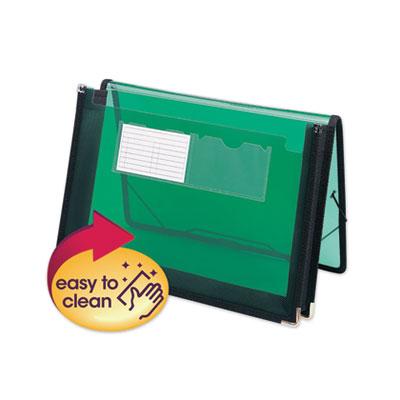 View larger image of Poly Wallets, 2.25" Expansion, 1 Section, Letter Size, Translucent Green
