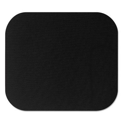 View larger image of Polyester Mouse Pad, Nonskid Rubber Base, 9 x 8, Black