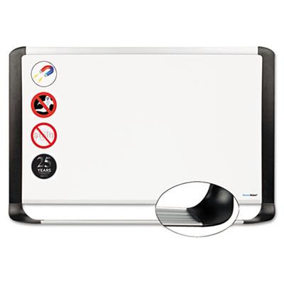 View larger image of Pure Platinum Magnetic Dry Erase Board, 96 x 48, White Surface, Silver/Black Aluminum Frame