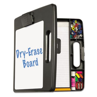 View larger image of Portable Dry Erase Clipboard Case, 0.5" Clip Capacity, Holds 8.5 x 11 Sheets, Charcoal