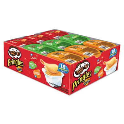 View larger image of Potato Chips, Variety Pack, 0.74 oz Canister, 18/Box