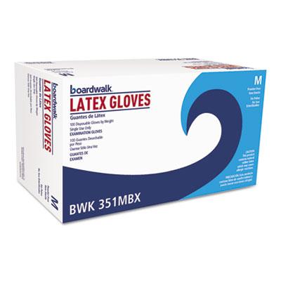 View larger image of Powder-Free Latex Exam Gloves, Medium, Natural, 4.8 mil, 100/Box, 10 Boxes/Carton