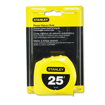 View larger image of Power Return Tape Measure, Plastic Case, 1" x 2 5ft, Yellow