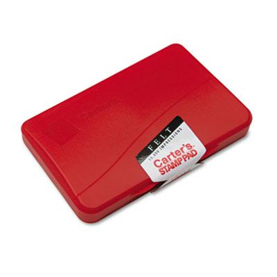 View larger image of Pre-Inked Felt Stamp Pad, 4.25" x 2.75", Red