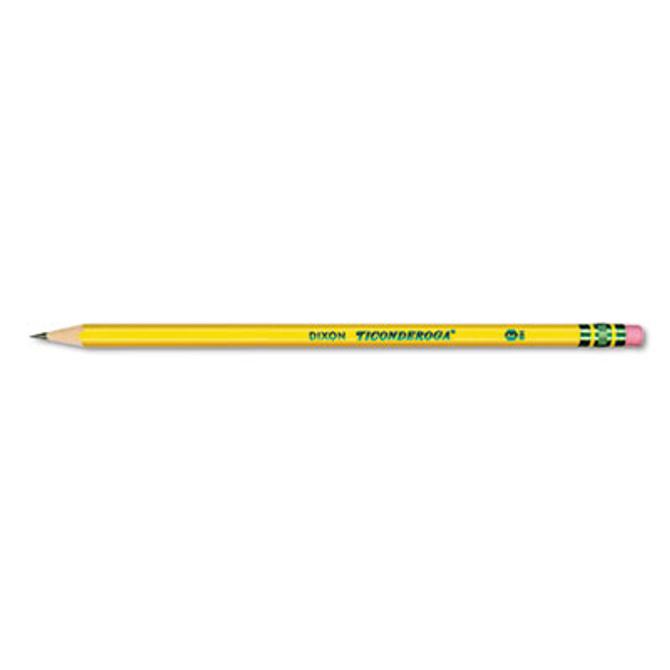 Pre-Sharpened Pencil, HB (#2), Black Lead, Yellow Barrel, Dozen - Supply Box